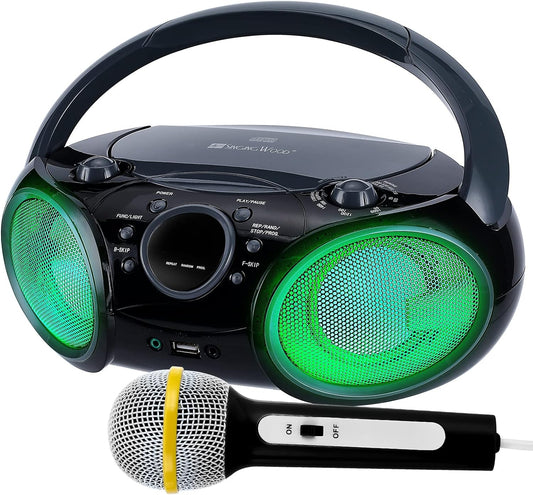 SingingWood Karaoke Boombox: Portable Bluetooth Fun