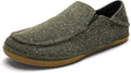 OLUKAI Moloa Hulu Men's Wool-Blend Slippers - Versatile House Shoe