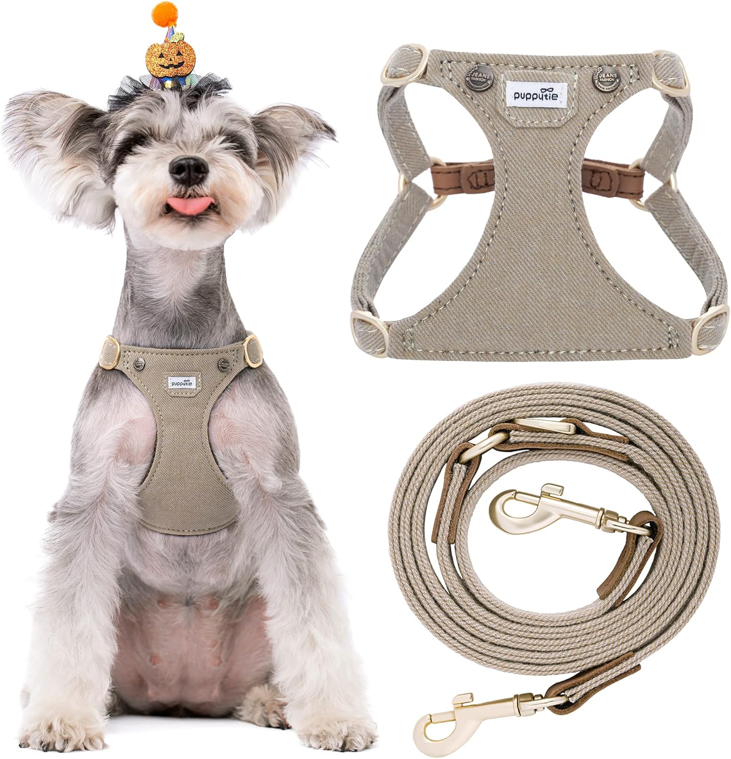 Puppytie No Pull Small Dog Harness for Comfortable Walks