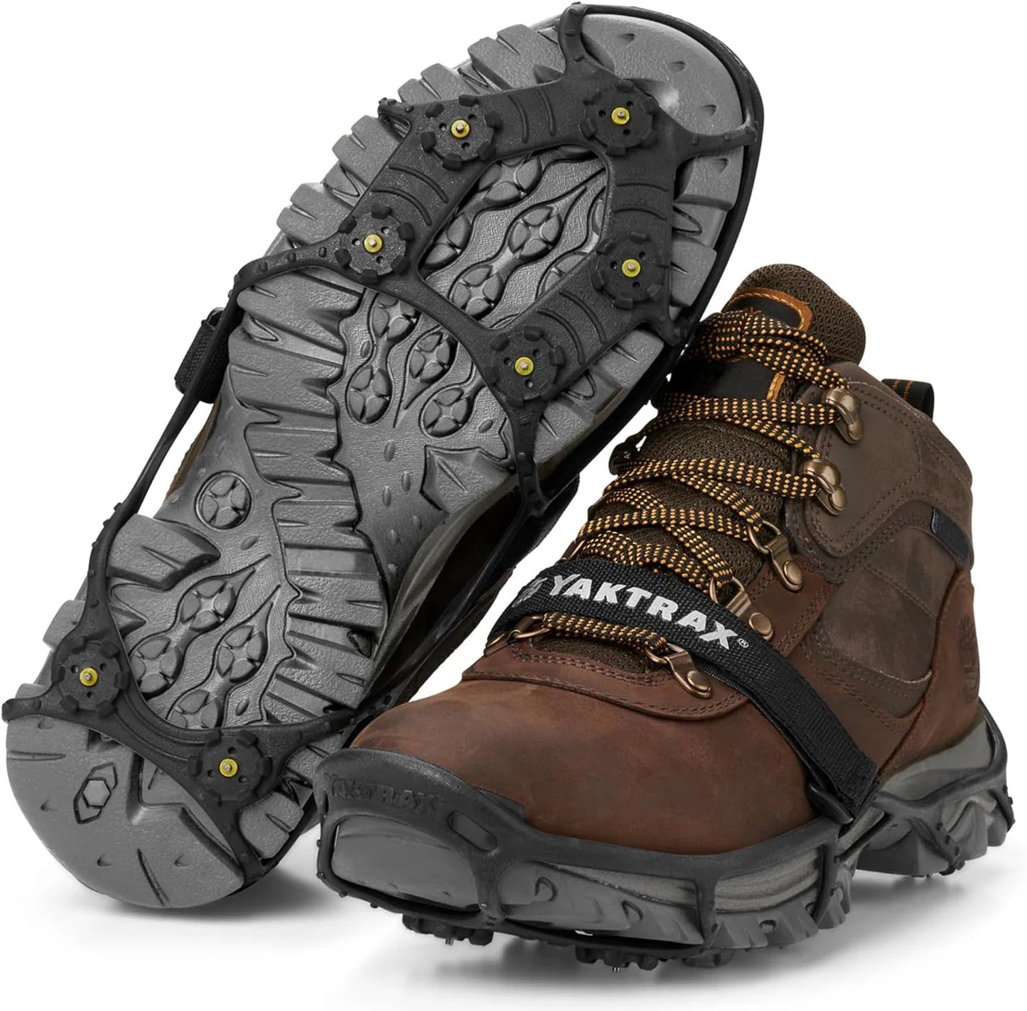 Yaktrax Spikes for Walking on Ice and Snow - Traction Cleats