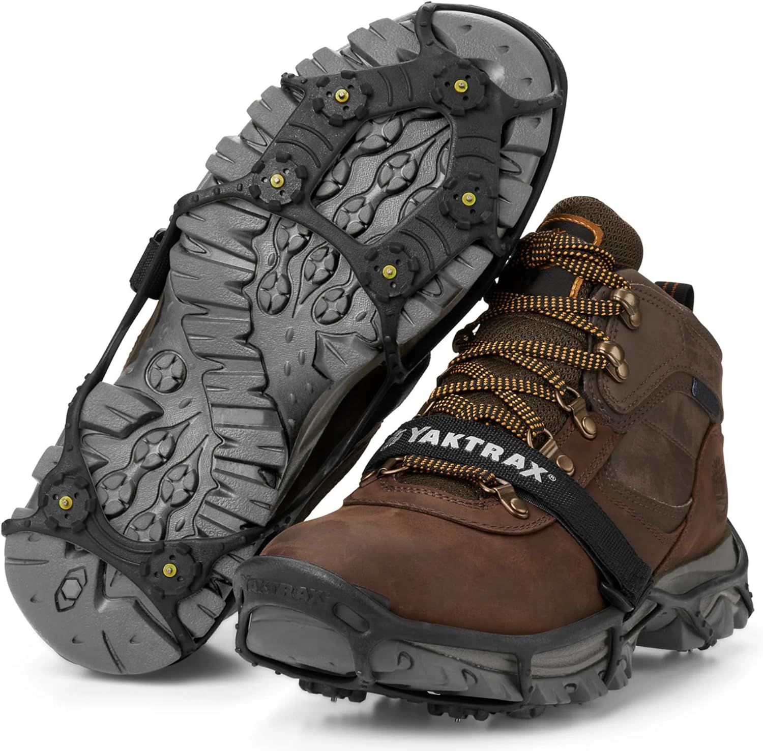 Yaktrax Spikes for Walking on Ice and Snow - Traction Cleats