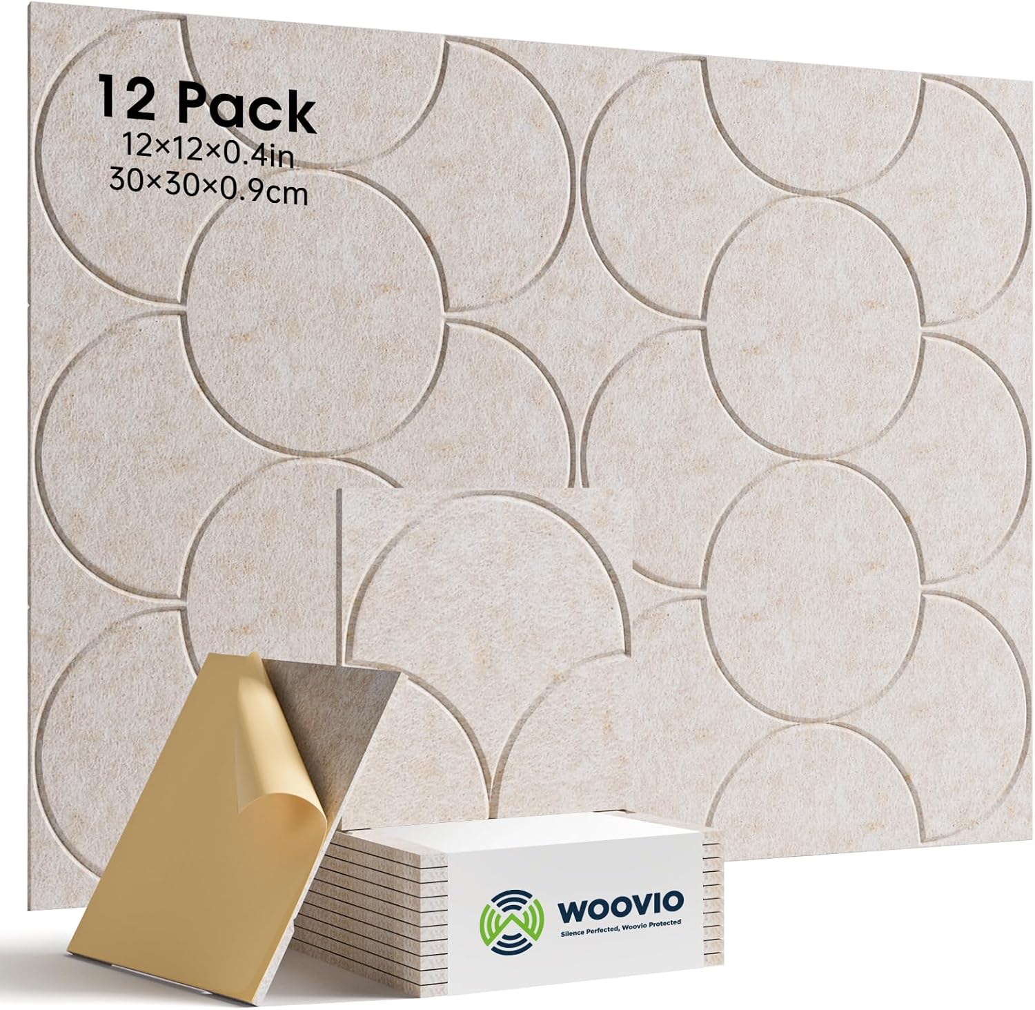 12 Pack Sound Proof Foam Panels for Walls - Acoustic Panels