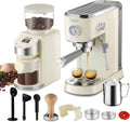 Gevi Super-Automatic Espresso Machine with Grinder - Compact Home
