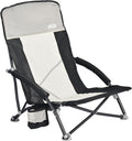 SUNNYFEEL Low Folding Beach Chair for Adults - Compact Comfortable