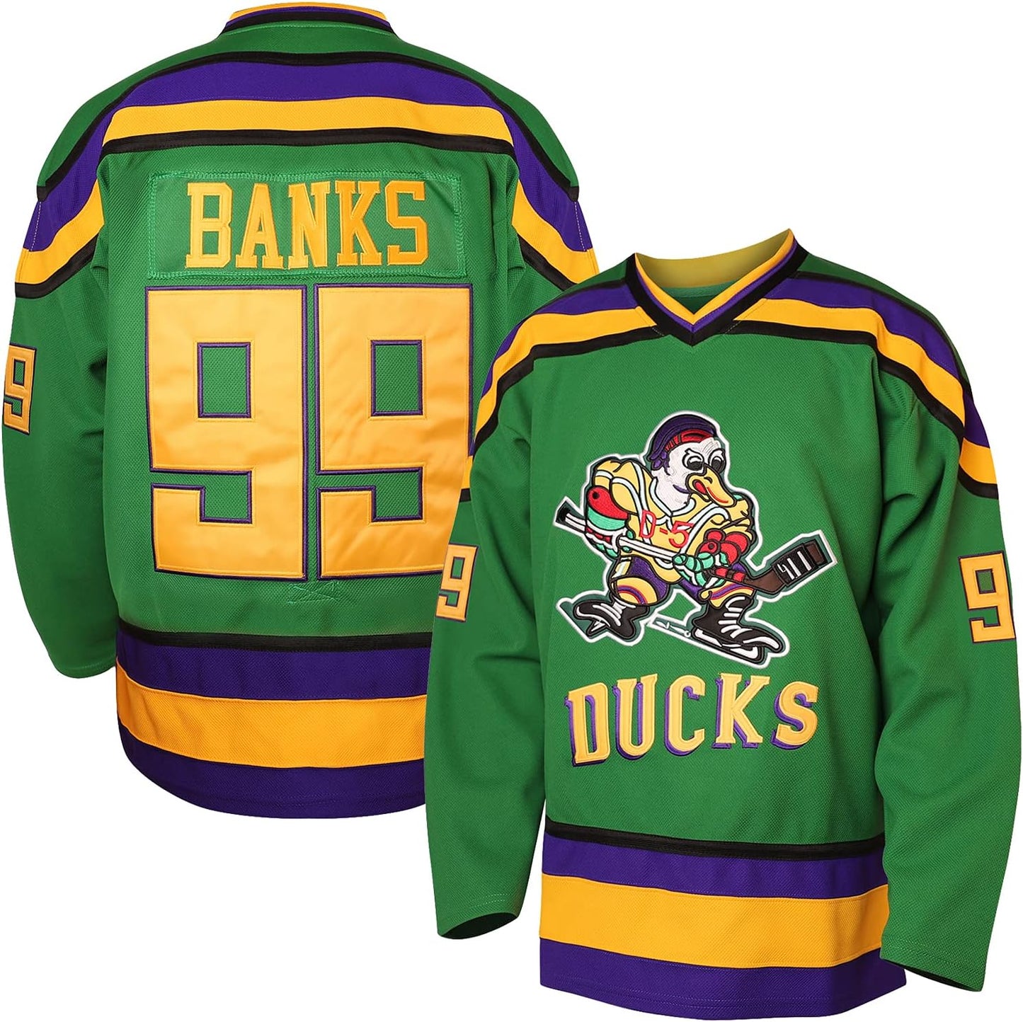 Charlie Conway #96 Mighty Ducks Ice Hockey Jersey for Fans