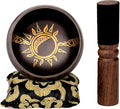 Sun in Moon Singing Bowl Set - Handcrafted Meditation Bowl
