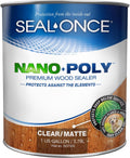 SEAL-ONCE NANO+POLY Penetrating Wood Sealer with Polyurethane - Water