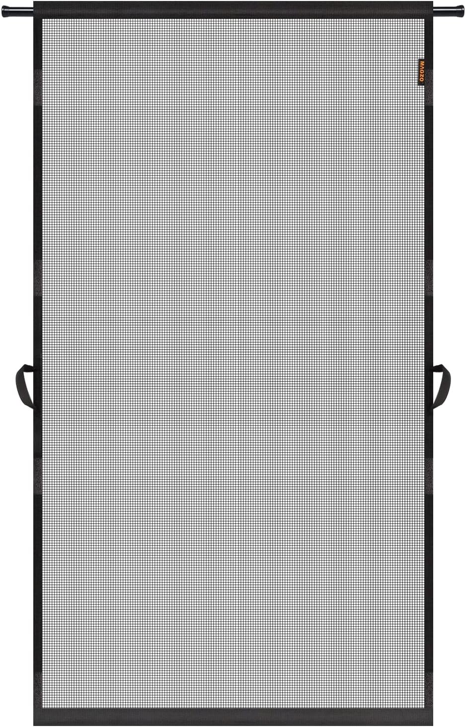 MAGZO Hanging Screen Door with Adjustable Tension Rod and Hook