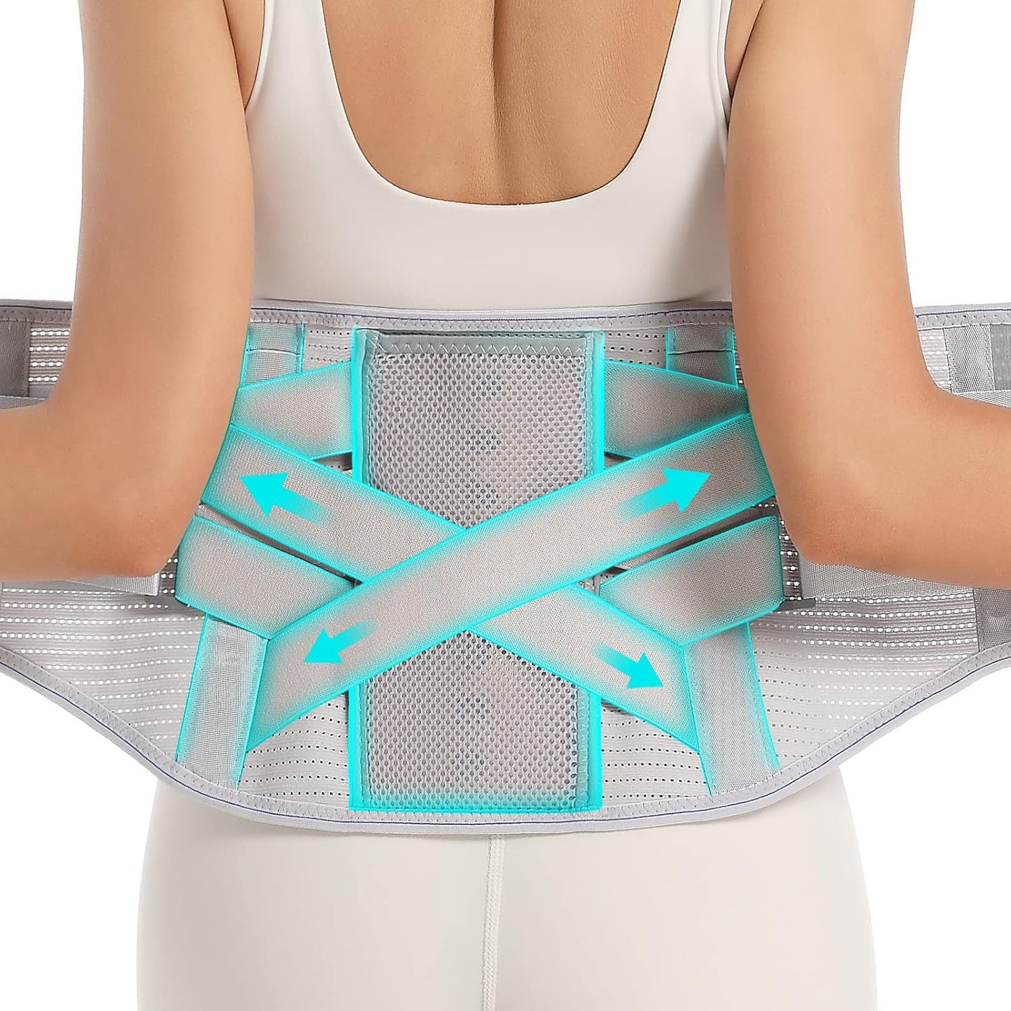 Back Brace for Lower Back Pain Relief - Support Belt for All
