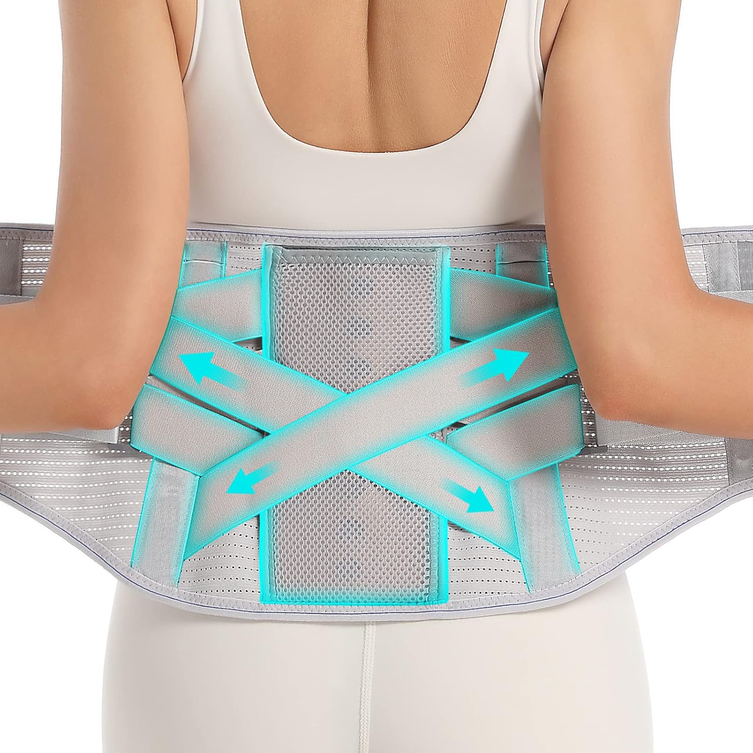 Back Brace for Lower Back Pain Relief - Support Belt for All