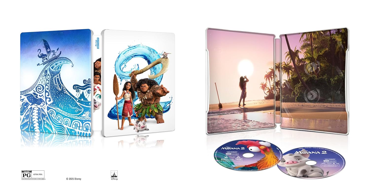 Moana 2 UHD/BD Combo + Digital Steelbook - A Must-Have Edition