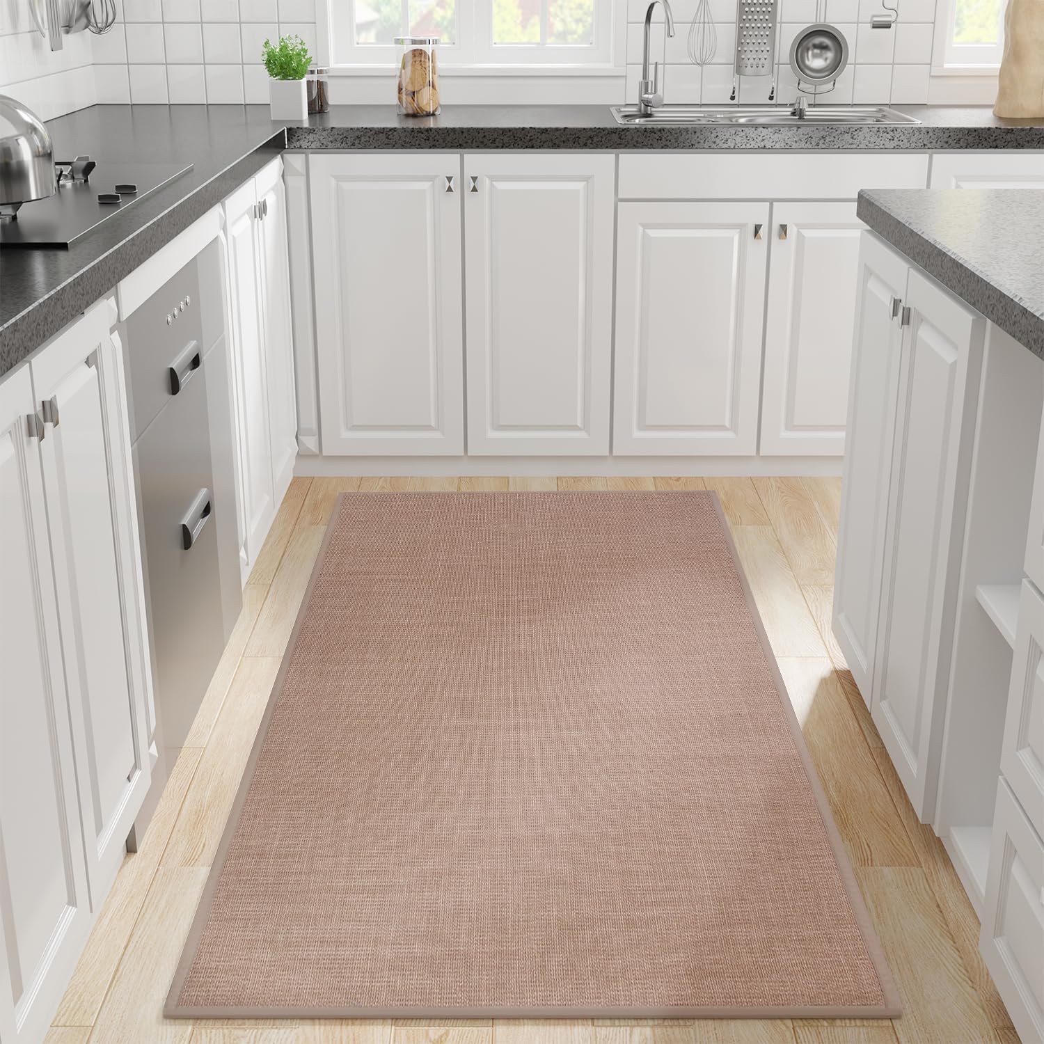 Non Slip Kitchen Rug, Absorbent Runner Mat for Home Use
