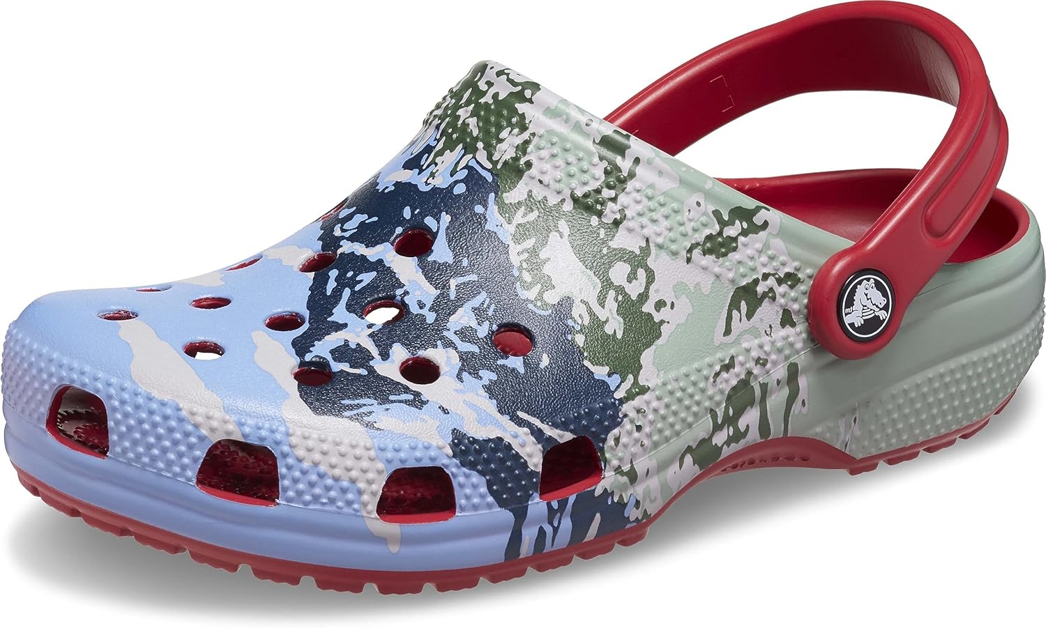 Crocs Classic Seasonal Graphic Clogs for Unisex Adults - Fun Footwear