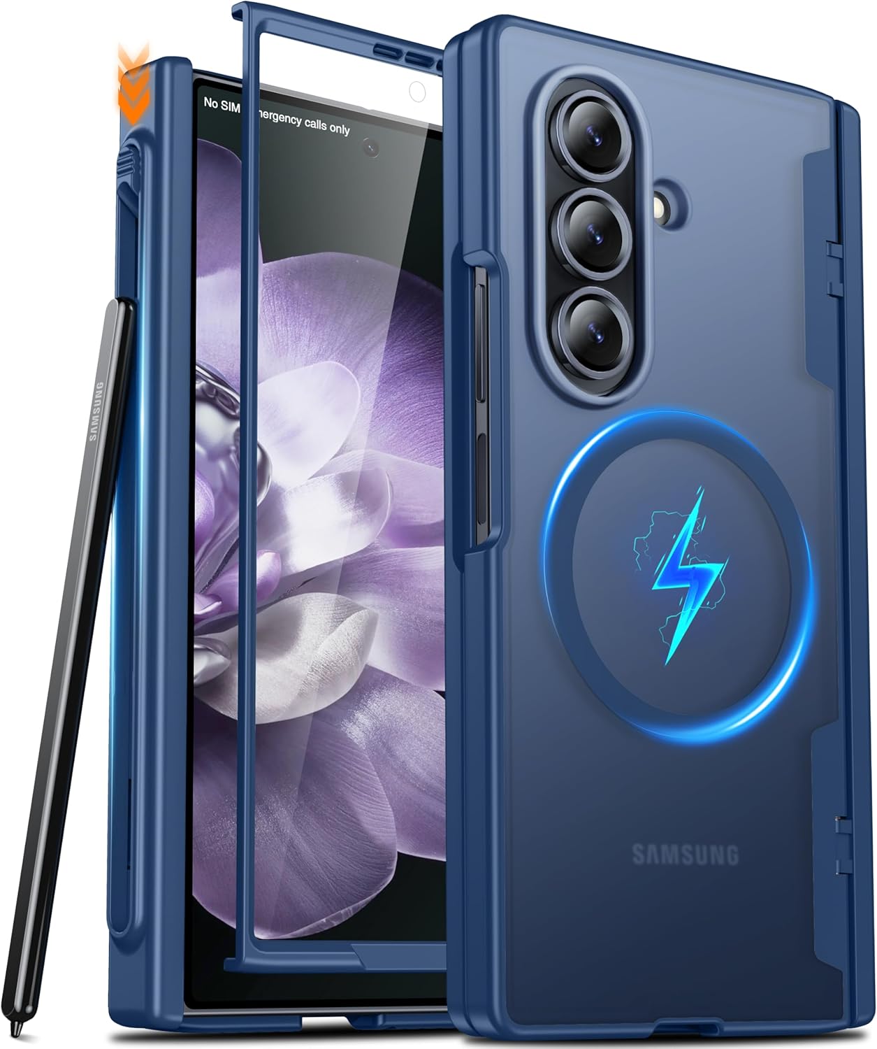 Oneagle Magnetic Case for Samsung Galaxy Z Fold 7 with S Pen Holder