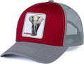 College Fan Patch Trucker Hat - Netted Snapback Cap for Fans Baseball