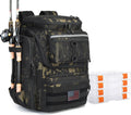 Fishing Backpack with Rod Holders 40L Tackle Bag - Durable Storage