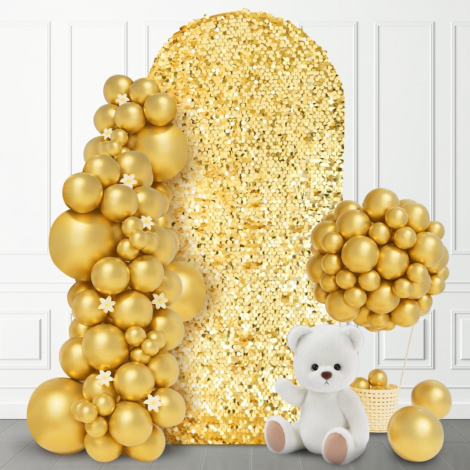 Bling Arch Backdrop Cover for Stunning Wedding Decorations