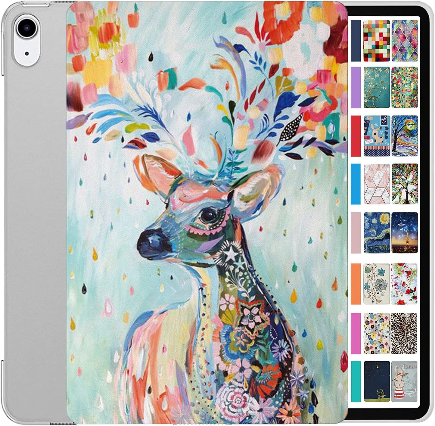 DuraSafe Cases for iPad Air 4th 5th 6th - Stylish Deer Print