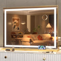 Hasipu Vanity Mirror with Lights 23in x 18in - Dimmable 3 Modes