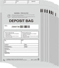 Plastic Deposit Bags 200 Pack Opaque 9.5in x 15in - Tamper-Evident