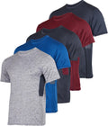 Youth Dry-Fit Active T-Shirts 5 Pack - Performance Tees for Kids