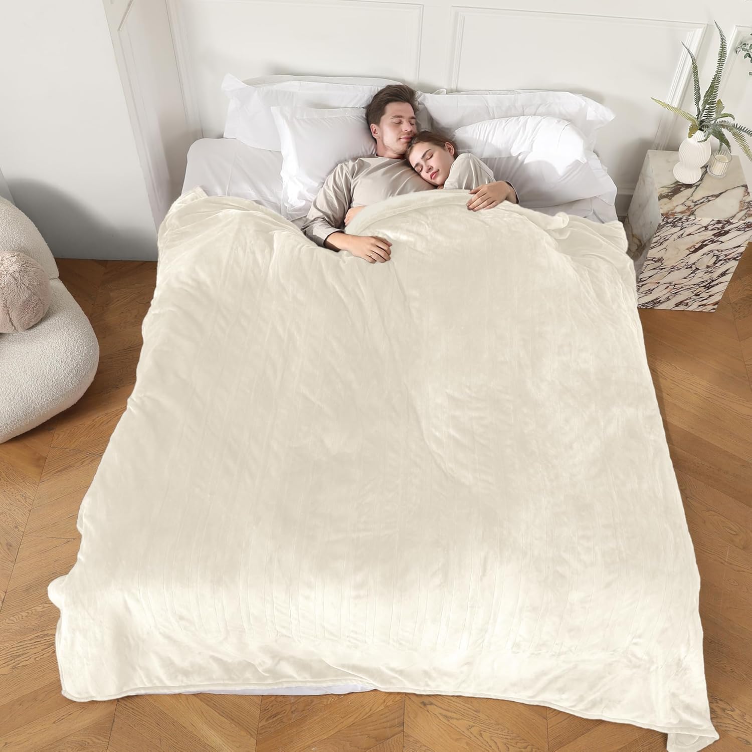 Electric Blanket King Size, Super Soft Cozy Heated Blanket