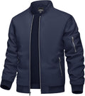 TACVASEN Men's Bomber Jacket Lightweight Windbreaker - Casual Active