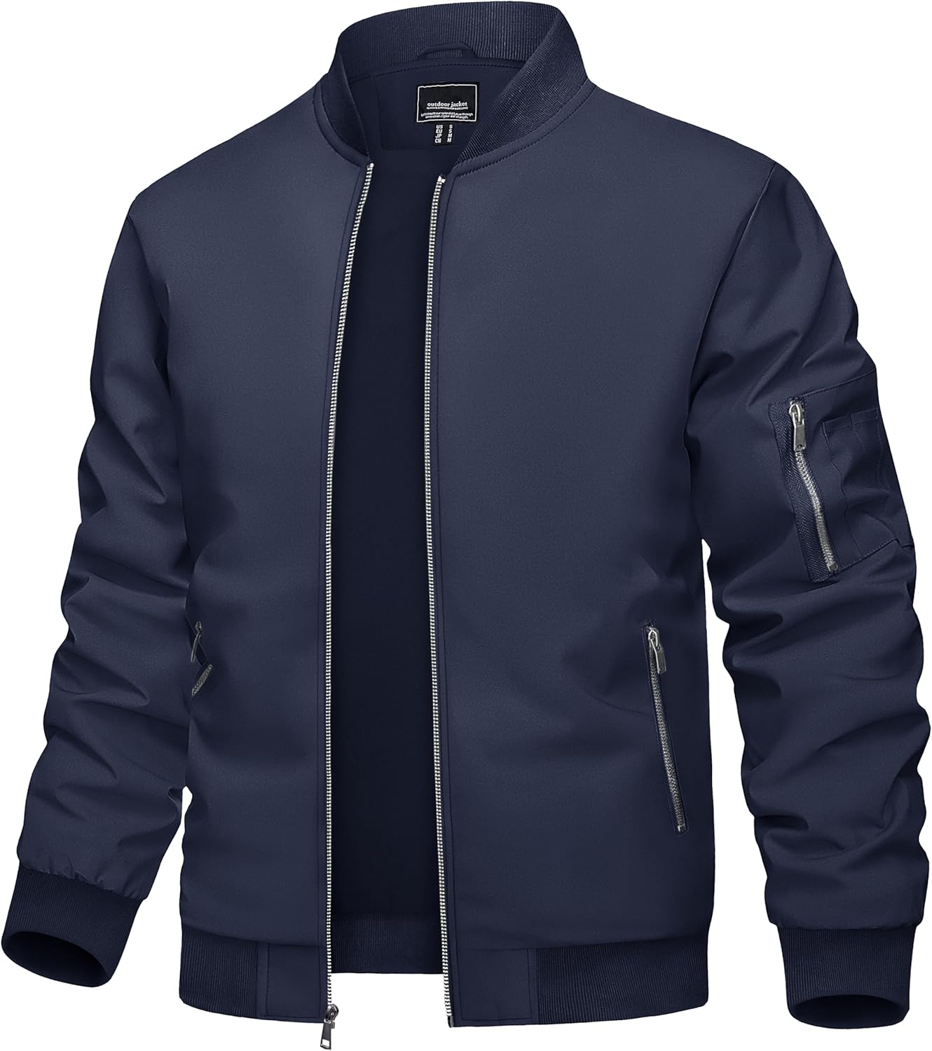 TACVASEN Men's Lightweight Bomber Jacket for Spring and Fall