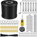 String Light Hanging Kit with 250 ft Coated 304 Stainless Cable