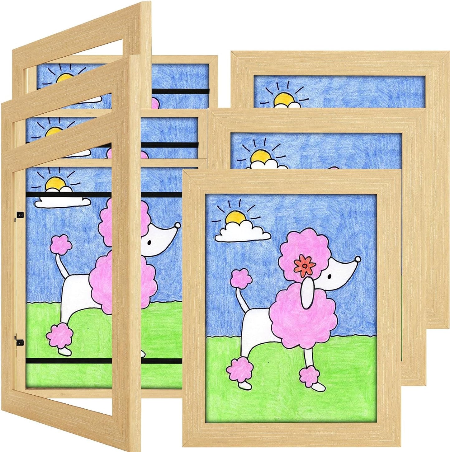 Kids Art Frames Set for Displaying Children's Masterpieces