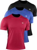 NELEUS Men's Dry Fit Athletic Running Shirt - Honeycomb Fabric Fit