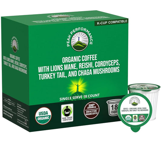 Peak Performance Mushroom Coffee Pods