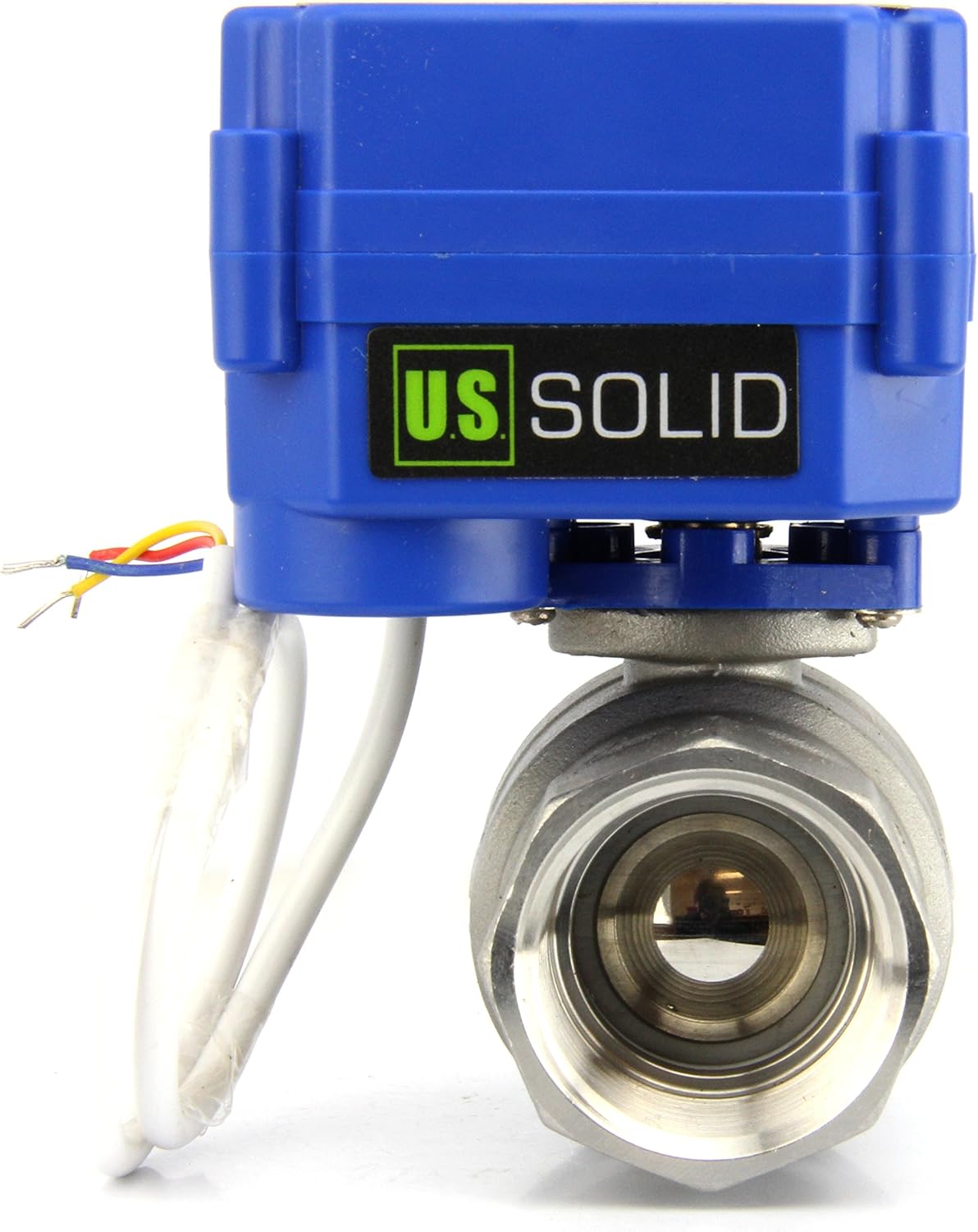 U.S. Solid Motorized Ball Valve - 1in Stainless Steel Valve