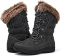 Women's Snow Boots Mid Calf Warm Winter Fashion Boots - Comfortable