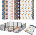 BNOSDM 79 in x 55 in Washable Bunny Cage Liner Rug - Large Non Slip