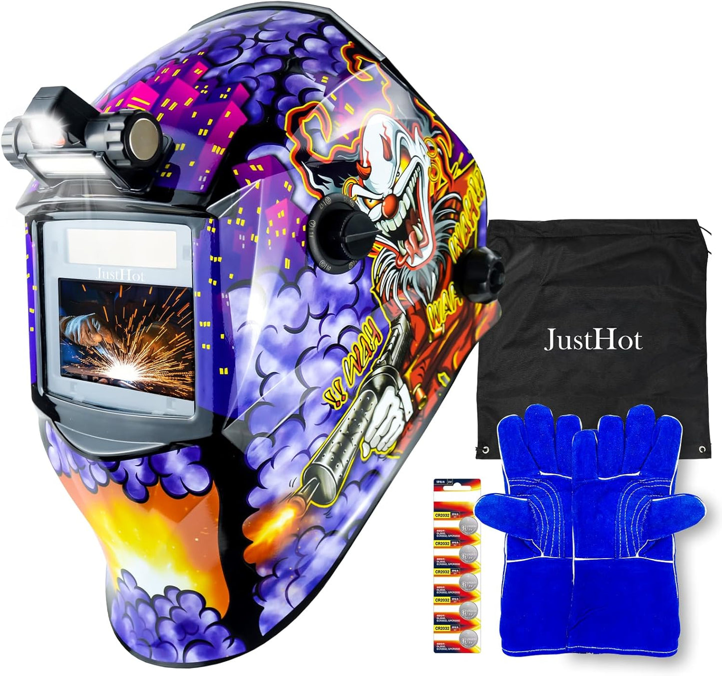 True Color Auto Darkening Welding Helmet ~ Optimal Clarity