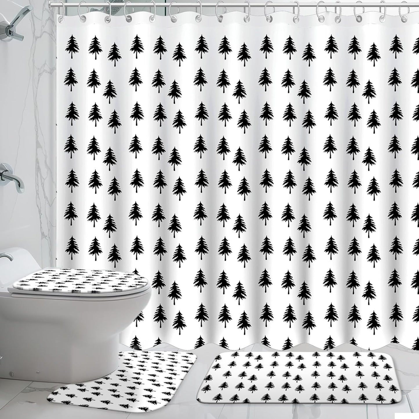 Winter Wonderland Bath Set for Festive Decor