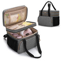 Luxja Double Layer Breast Pump Bag Compatible with Spectra S1 and S2