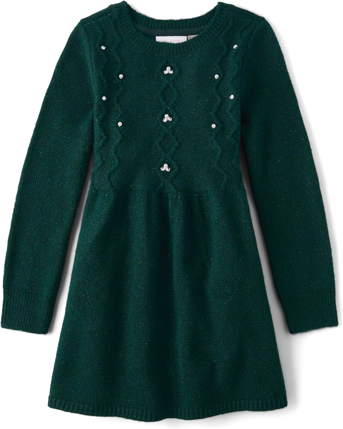 Girls Puff Sleeve Dress with Long Sleeves for Stylish Kids
