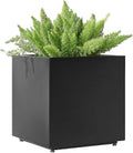 Large Metal Outdoor Planter Box 20Wx20Dx21.5H - Durable Galvanized