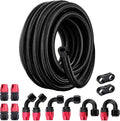 8AN Nylon Braided Fuel Line Kit 20FT - Durable High-Pressure Hose