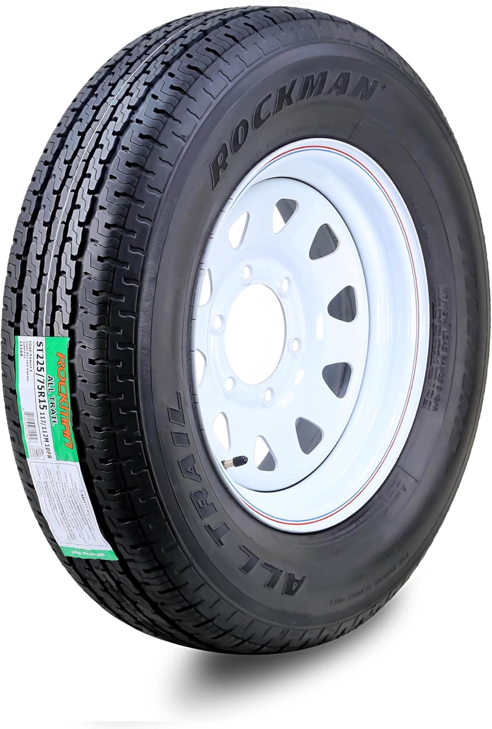 ROCKMAN Trailer Tire Wheel Assembly for Reliable Performance