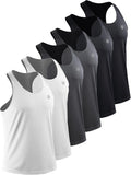 NELEUS Men's 3 Pack Running Tank Top Y-Back Athletic Fit - Shows