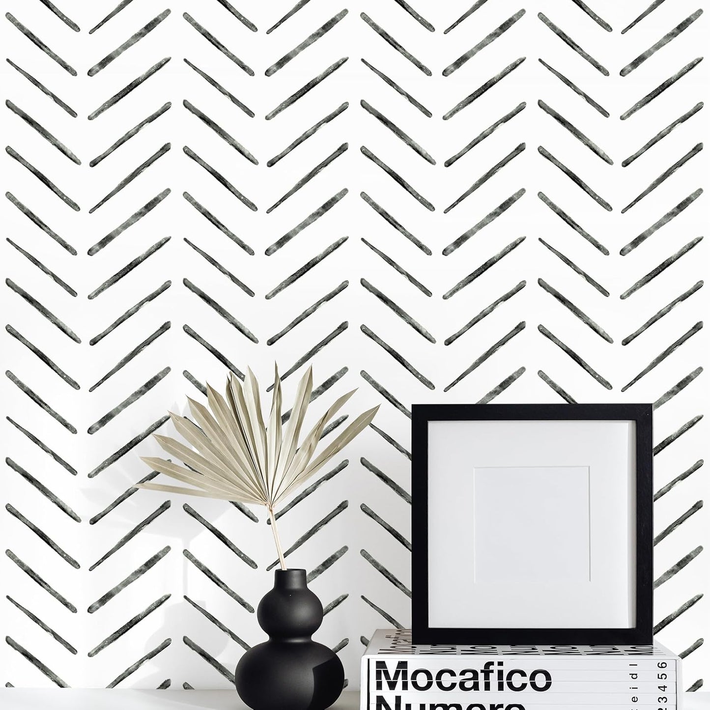 Rugreat Herringbone Peel and Stick Wallpaper for Modern Decor