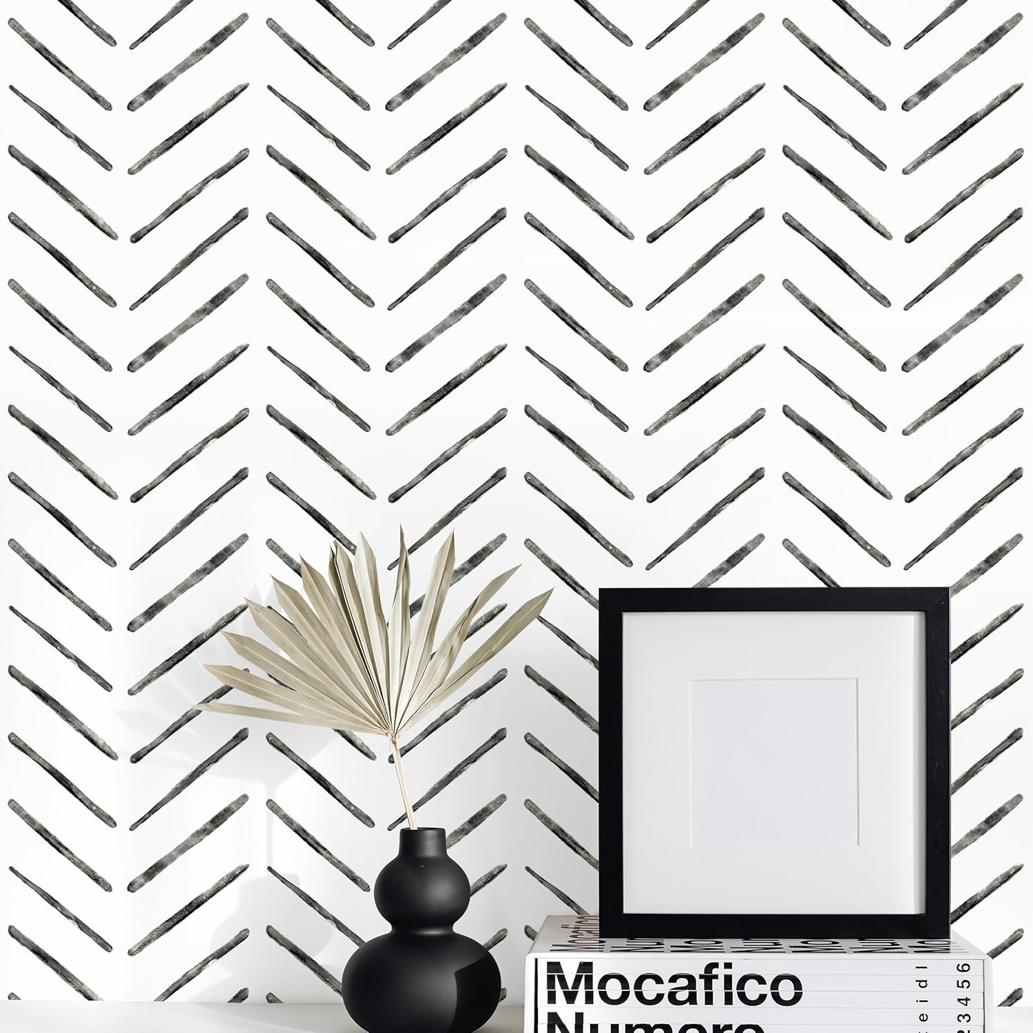 Rugreat Herringbone Peel and Stick Wallpaper for Modern Decor