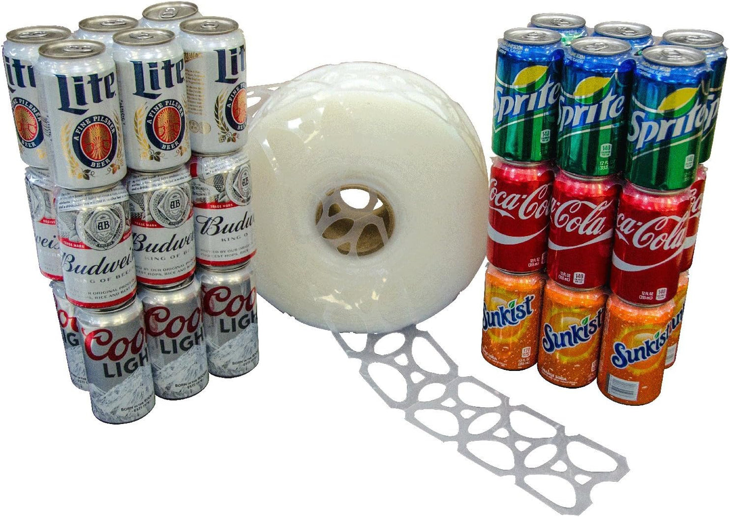 6pk 1000ct Can Rolls - Universal Fit for All 12 oz Cans