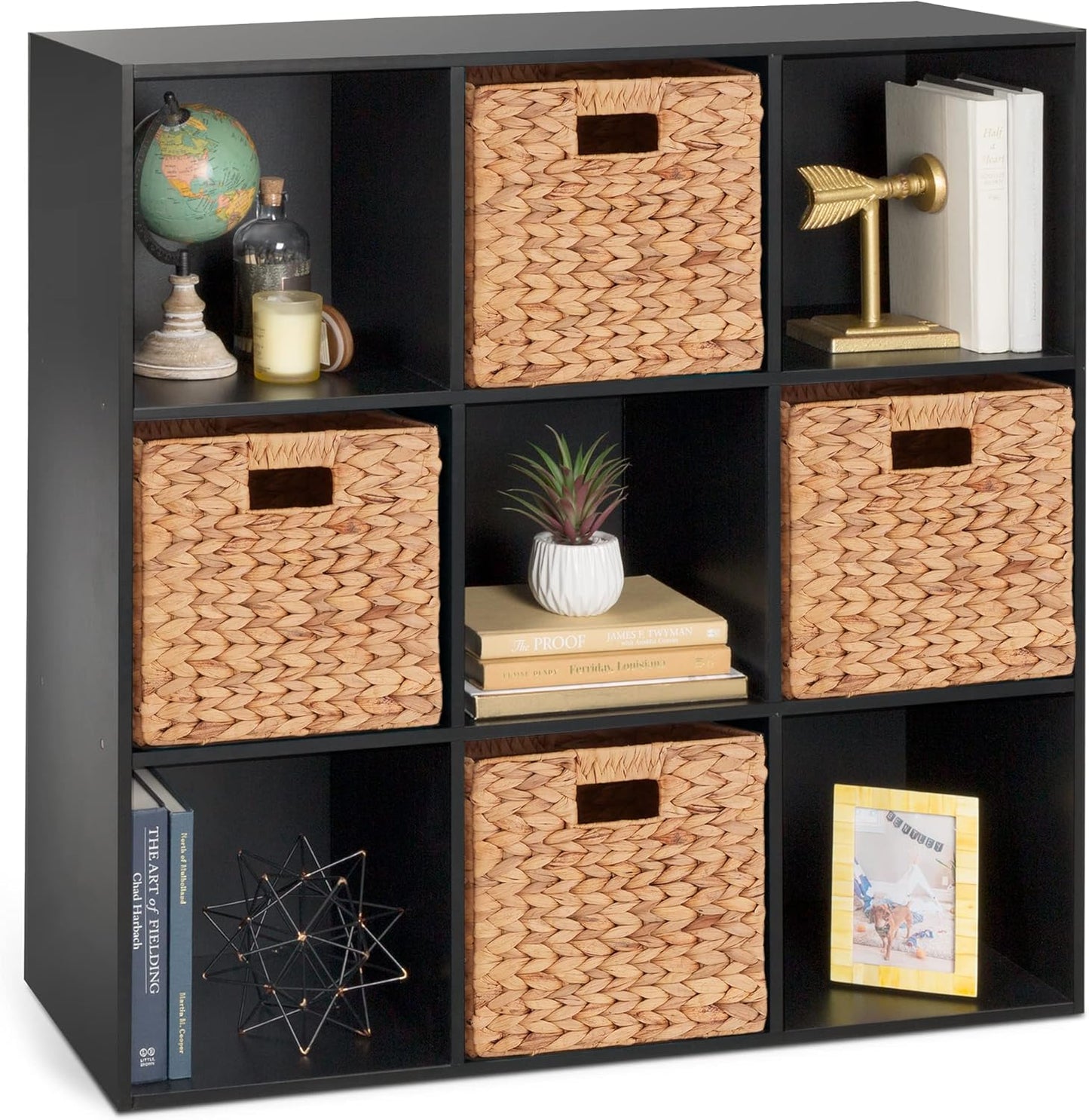 9-Cube Storage Organizer with Customizable Design and Style