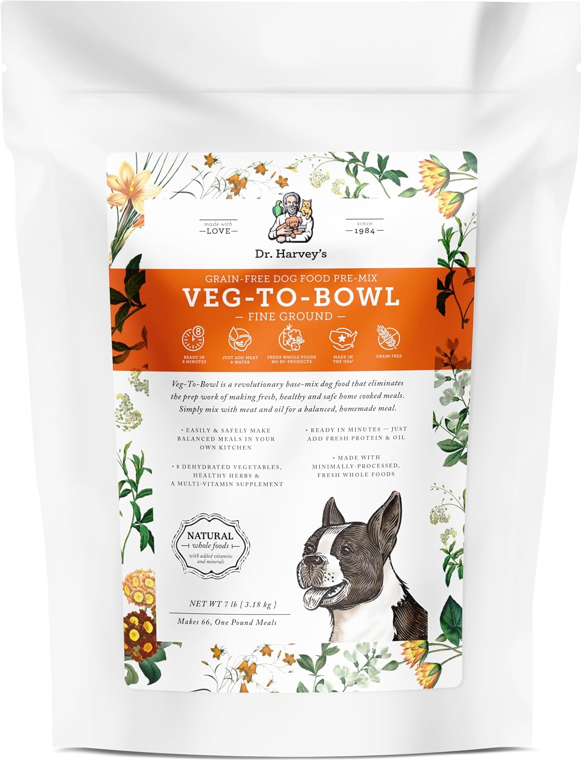 Dr. Harvey's Veg-To-Bowl Fine Ground Dehydrated Vegetable Mix
