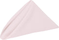 Ultimate Textile Cloth Napkins 17x17in Set of 36 - Washable Ice Pink