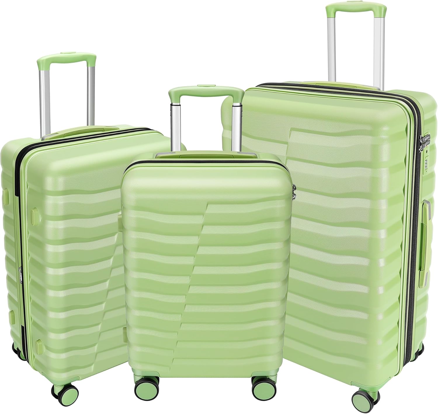 Lightweight Luggage Set with Spinner Wheels & TSA Lock